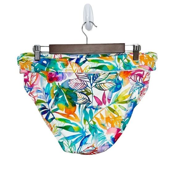LRL Lauren Ralph Lauren Multicolored Bikini Bottom Size Large - Picture 4 of 5